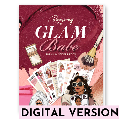 Shop Rongrong Glam Babe Digital Sticker Book  