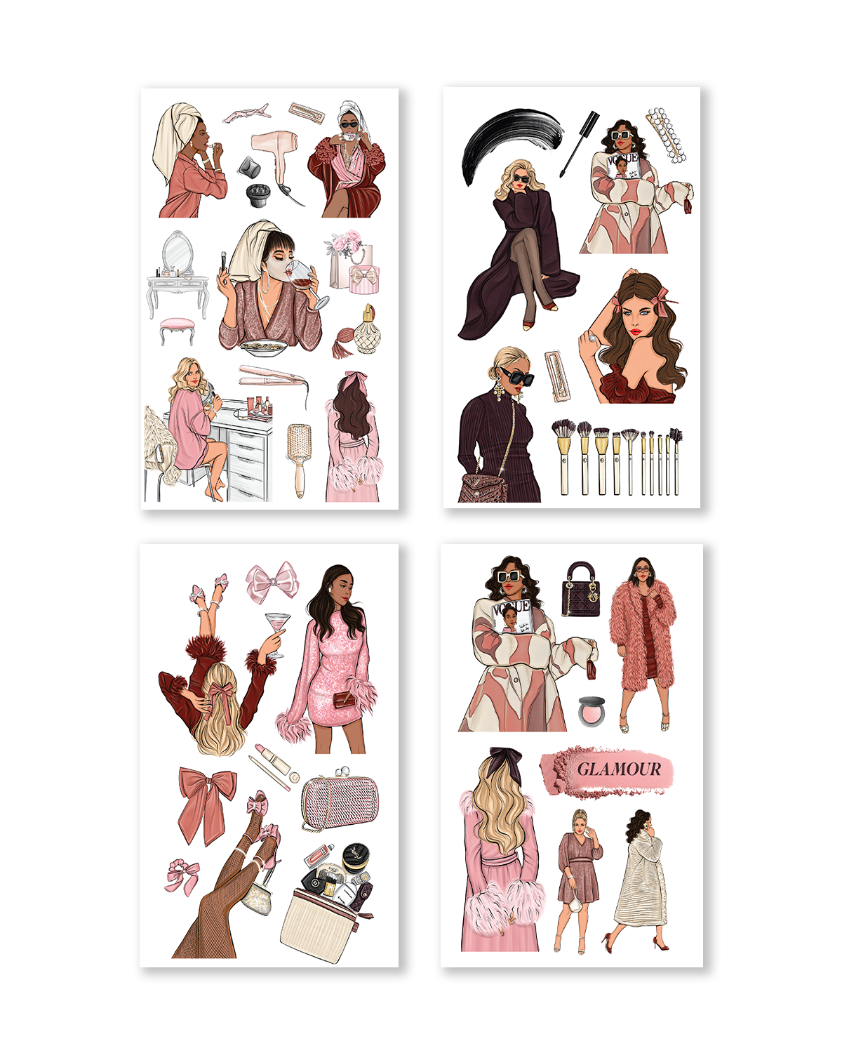 Shop Rongrong Glam Babe Sticker Book