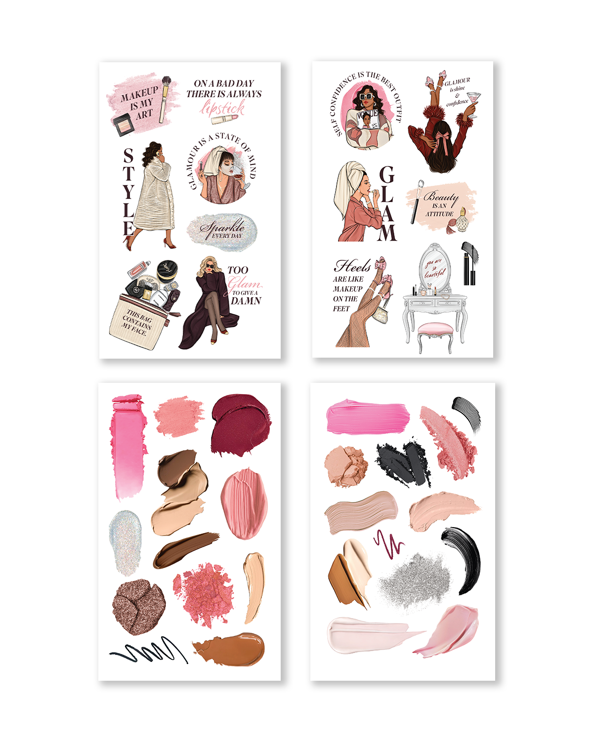 Shop Rongrong Glam Babe Sticker Book