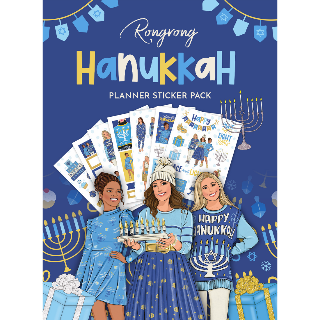 Shop Rongrong Hanukkah Sticker Pack