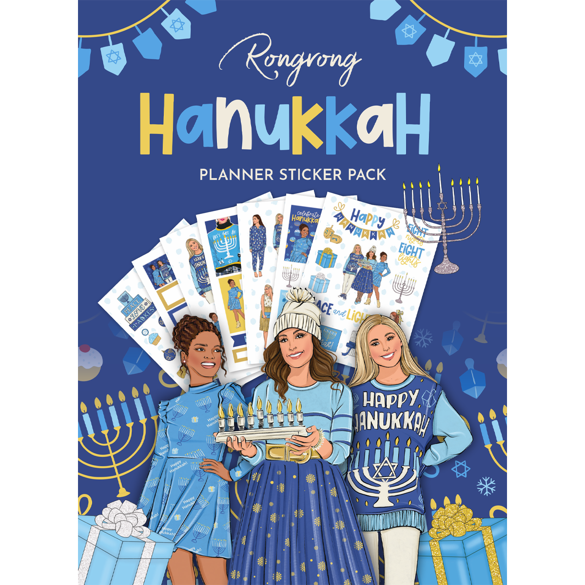 Shop Rongrong Hanukkah Sticker Pack