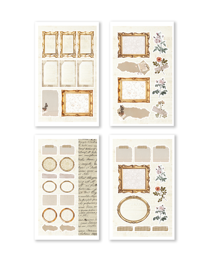 Shop Rongrong Junk Journal Digital Sticker Book