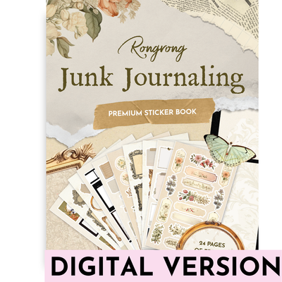 Shop Rongrong Junk Journal Digital Sticker Book