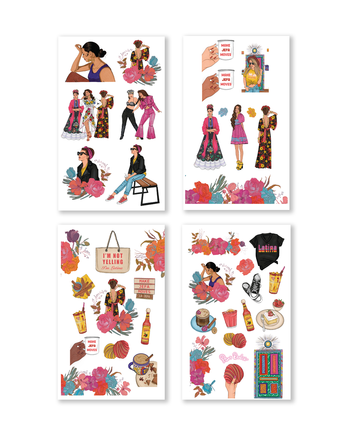 Shop Rongrong Latina Digital Sticker Book Fall Collection