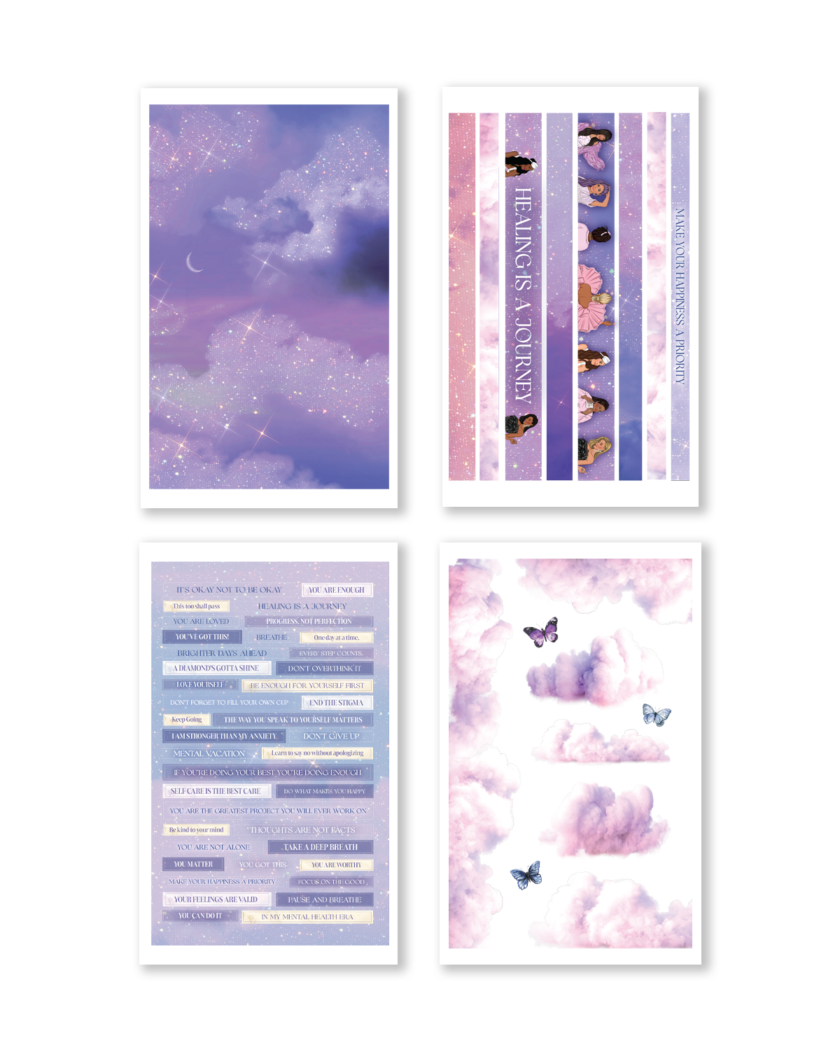 Shop Rongrong Midnight Digital Sticker Book for digital journal