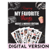 My Favorite Things Music & Movies Edition Digital Sticker Book 
