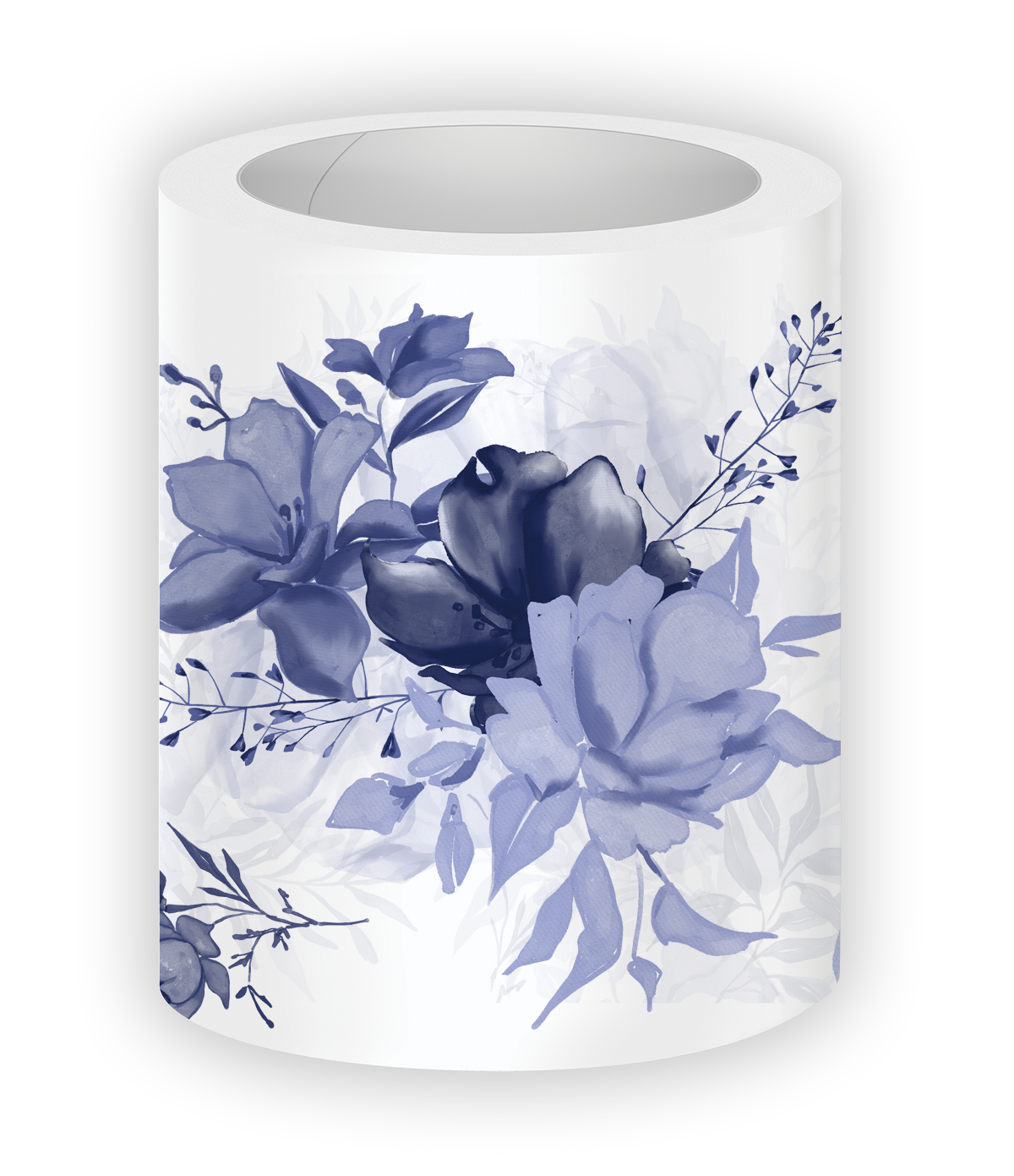 Shop Rongrong Navy Blue Wildflowers PET Tape