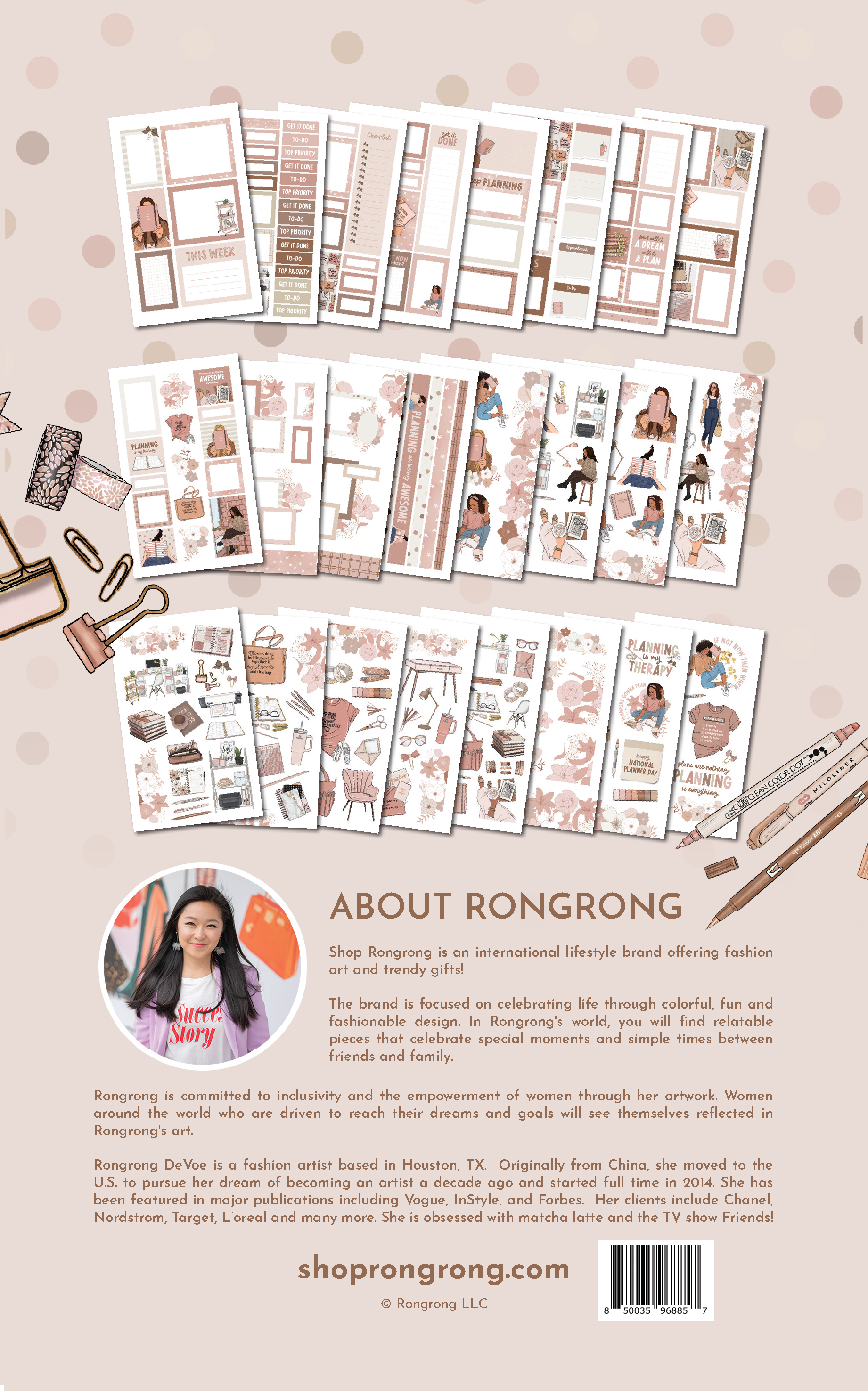 Shop Rongrong Digital Planner Babe Sticker Book 