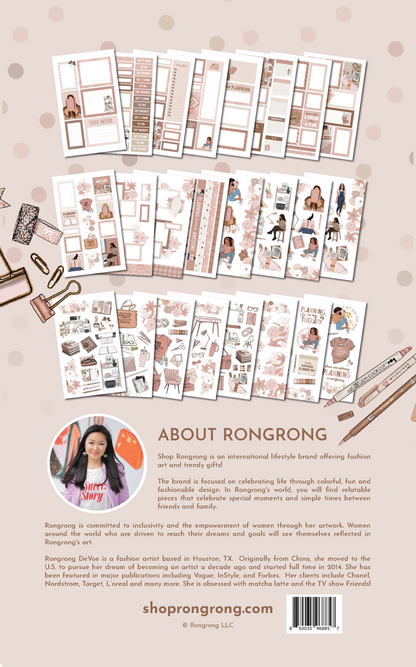 Shop Rongrong Digital Planner Babe Sticker Book 