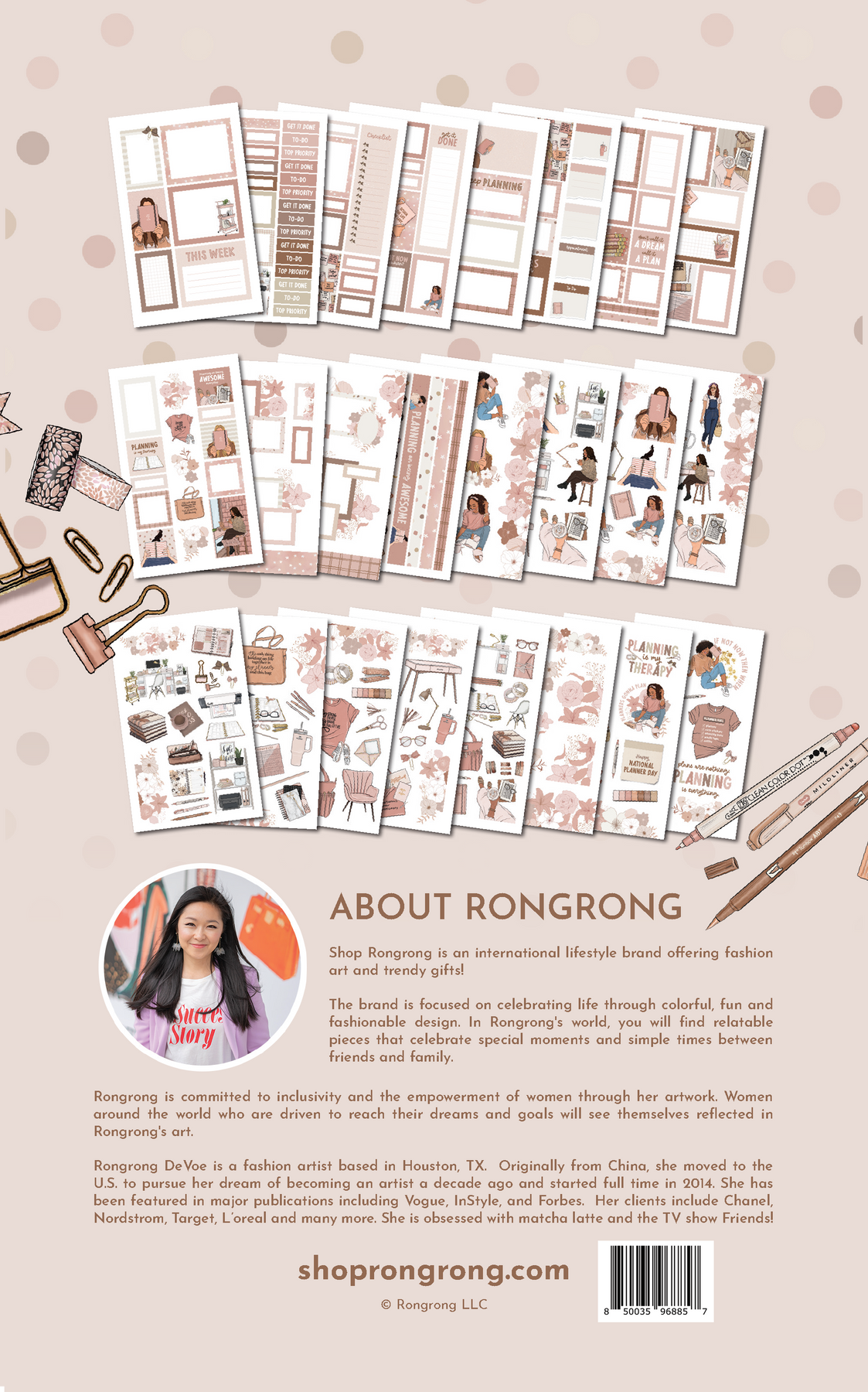 The Rongrong Black Girl Magic 2 Sticker Pack for Planners,  Calendars, Journals and Projects – Premium Quality Hand Drawn Fierce  Fabulous Queens – Scrapbook Accessories - 8 Sheets : Office Products