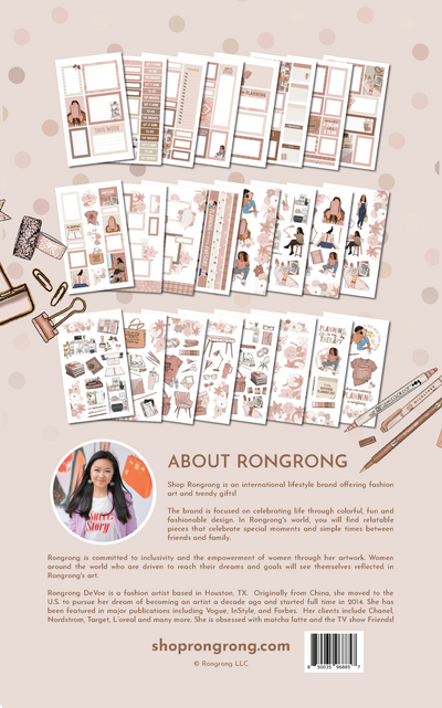 Shop Rongrong Digital Planner Babe Sticker Book 