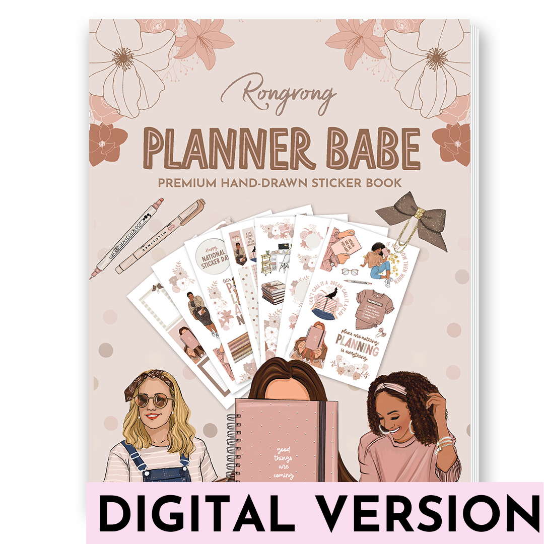 Shop Rongrong Planner Babe Sticker Book