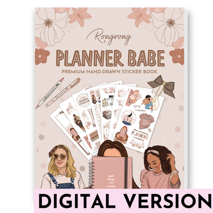 Shop Rongrong Planner Babe Sticker Book