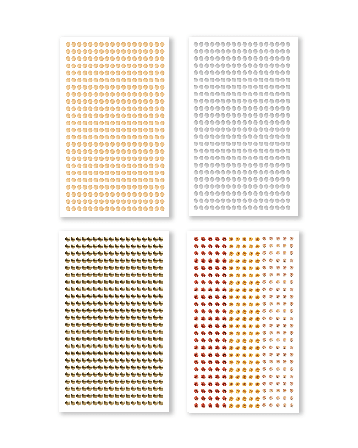 colorful dots stickers
