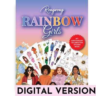 Shop Rongrong Rainbow Girls Digital Sticker Book 