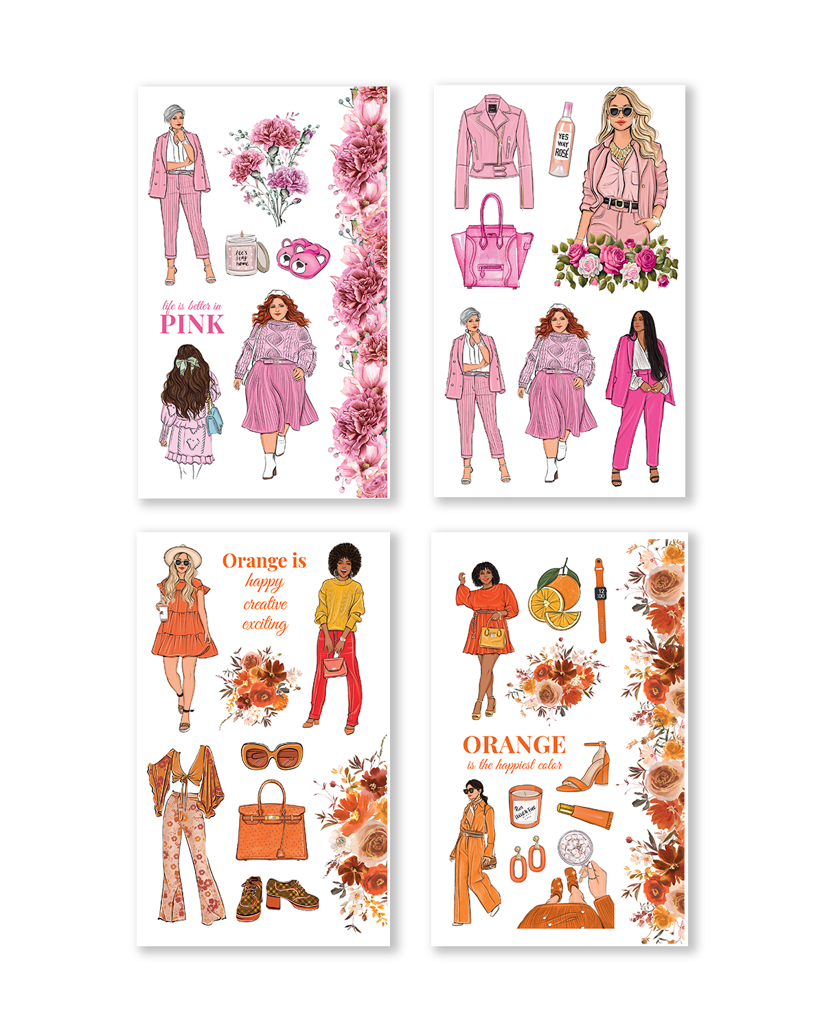 Shop Rongrong Rainbow Girls Digital Sticker Book for iPad