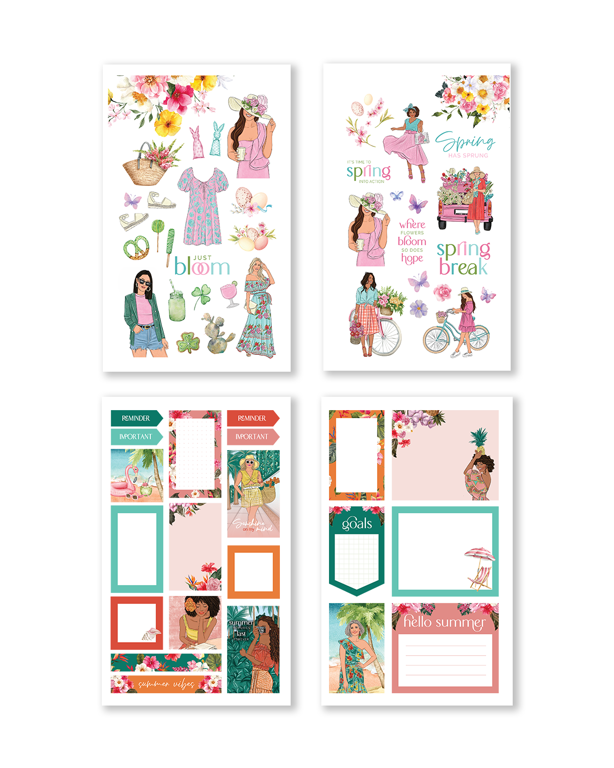 Shop Rongrong Whimsical Seasonal Sticker Book for Planner