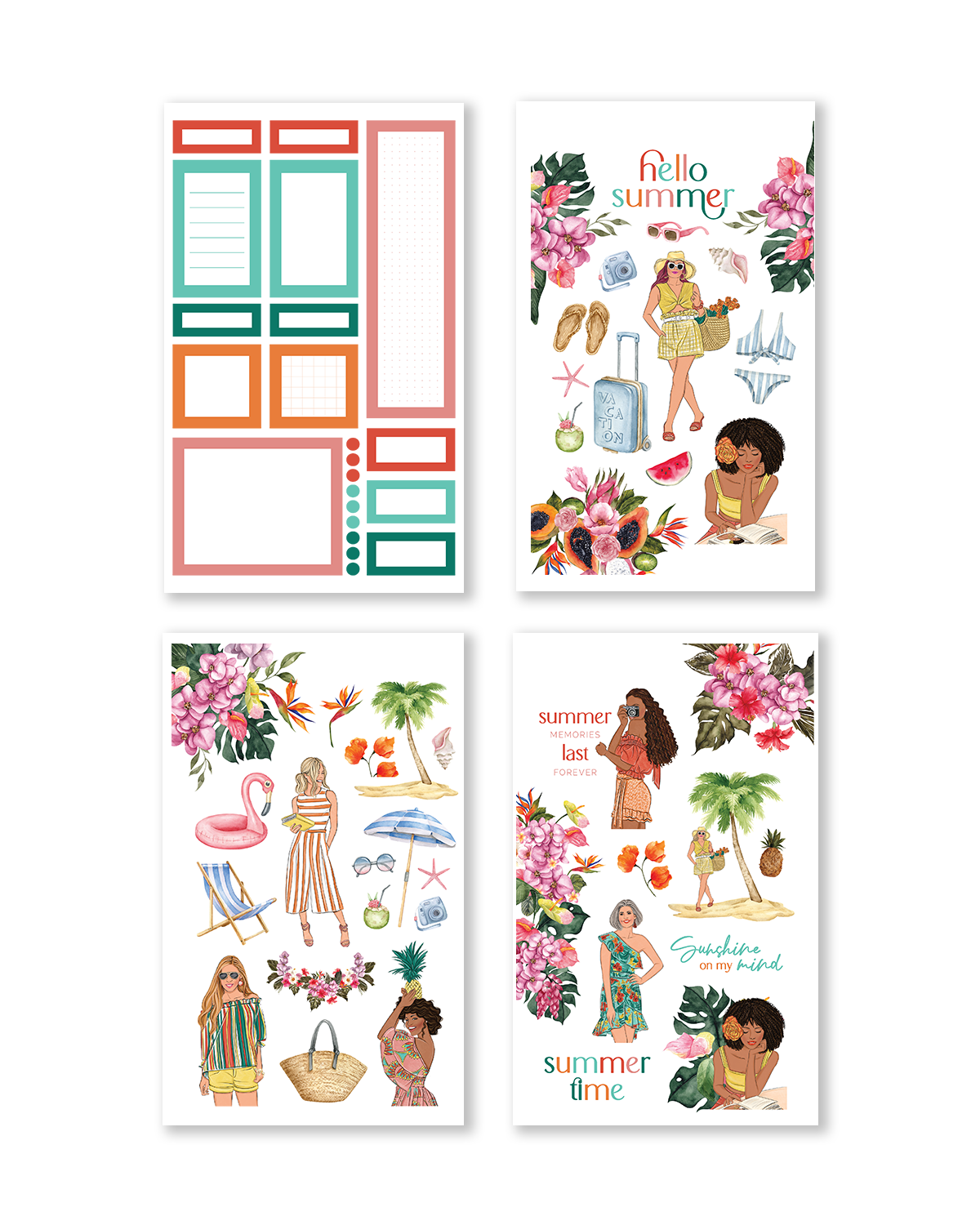 Shop Rongrong Whimsical Seasonal Sticker Book for Journal