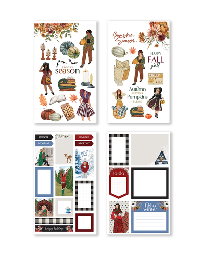 Shop Rongrong Whimsical Seasonal Sticker Book digital stickers