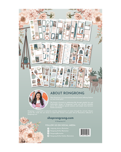 Shop Rongrong Boho Spring Sticker Book