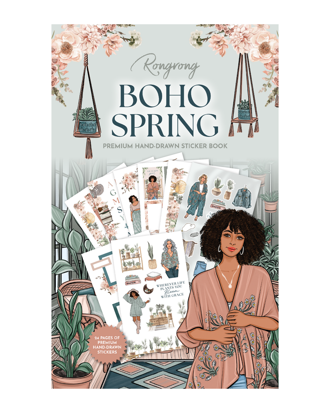 Shop Rongrong Boho Spring Sticker Book