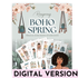 Shop Rongrong Boho Spring Digital Sticker Book 