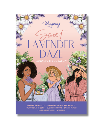 Sweet Lavender Daze Monthly Planning Kit Bundle