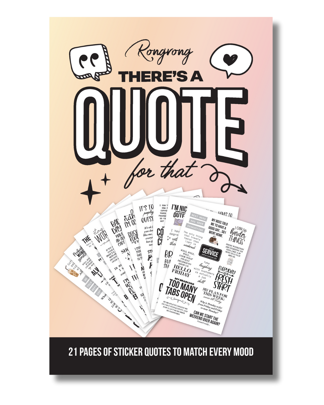 &quot;There is a Quote For That&quot; Sticker Book