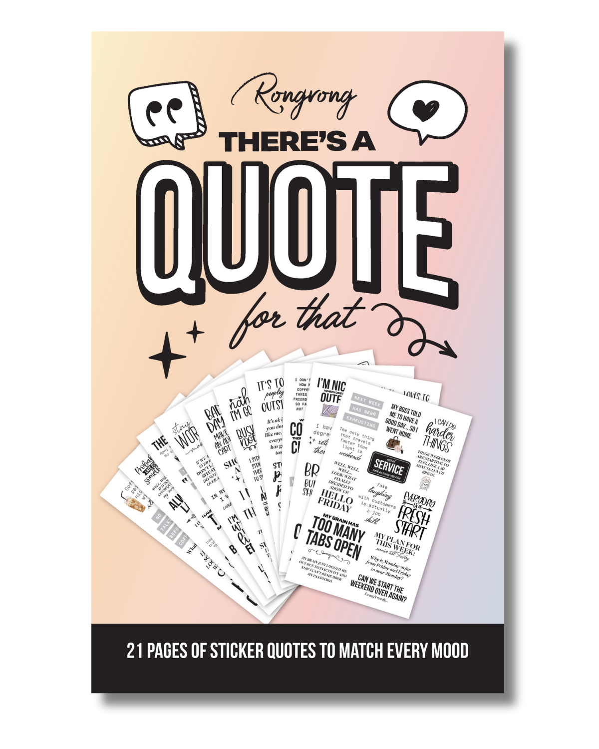 &quot;There is a Quote For That&quot; Sticker Book