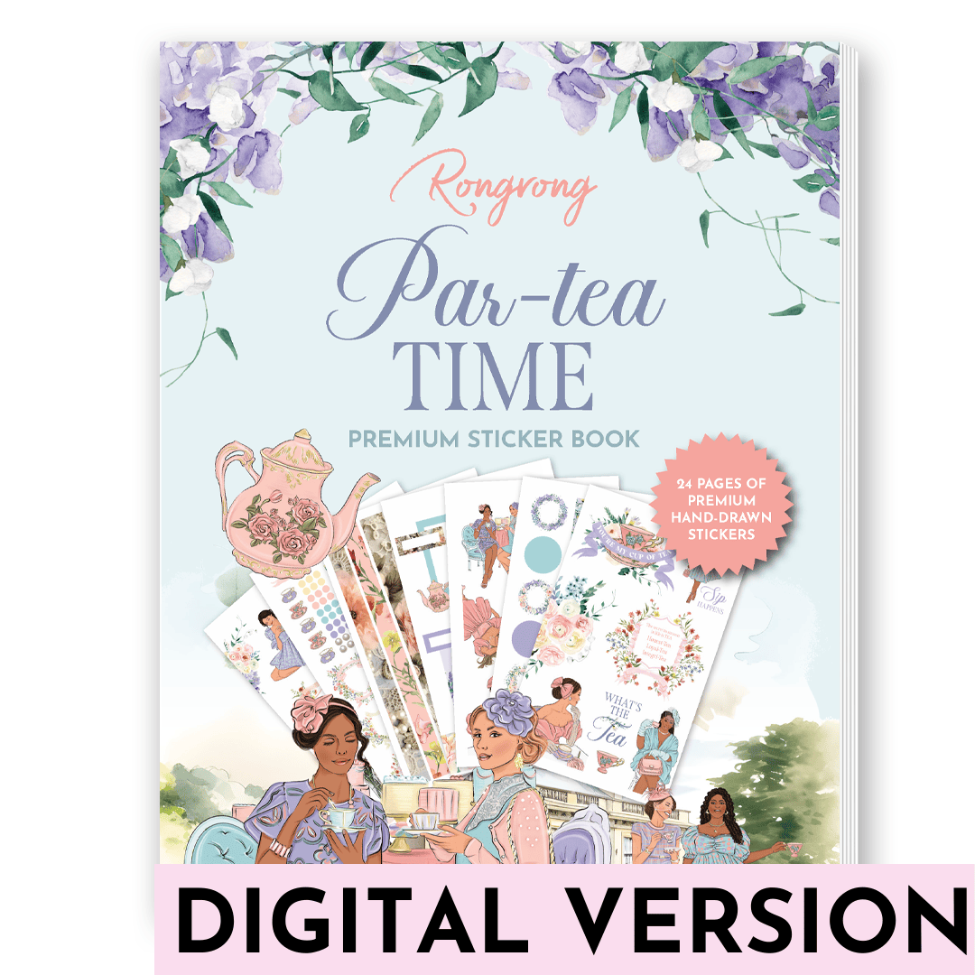 Time Sticker Book Par-Tea Time Sticker Book | Digital DOWNLOAD | Shop Rongrong - Shop ...