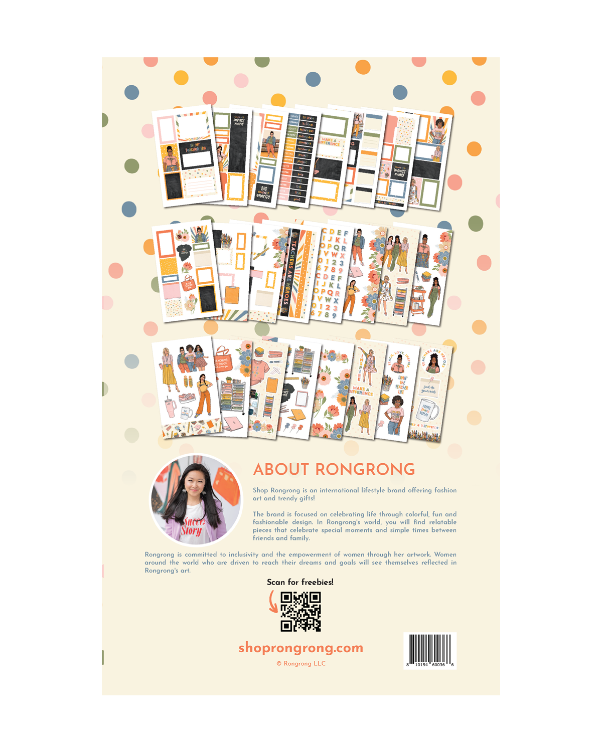 Shop Rongrong Teacher Vol. 2 Sticker Book