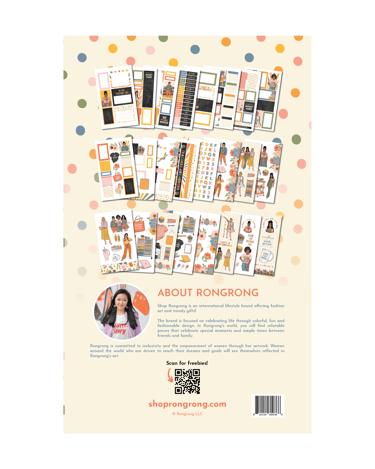 Shop Rongrong Teacher Vol. 2 Sticker Book