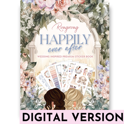 Shop Rongrong Happily Ever After Wedding Digital Sticker Book