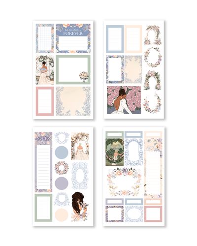 Shop Rongrong Happily Ever After Wedding Sticker Book for Planner