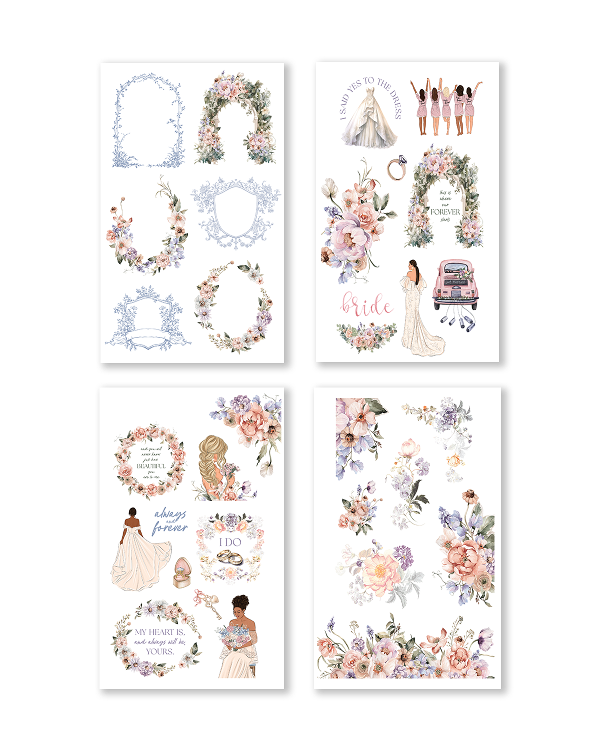 Shop Rongrong Happily Ever After Wedding Sticker Book