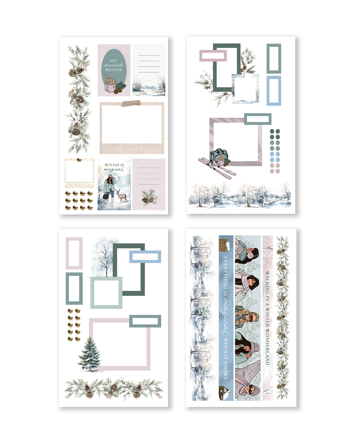 Shop Rongrong Winter Wonderland Sticker Book