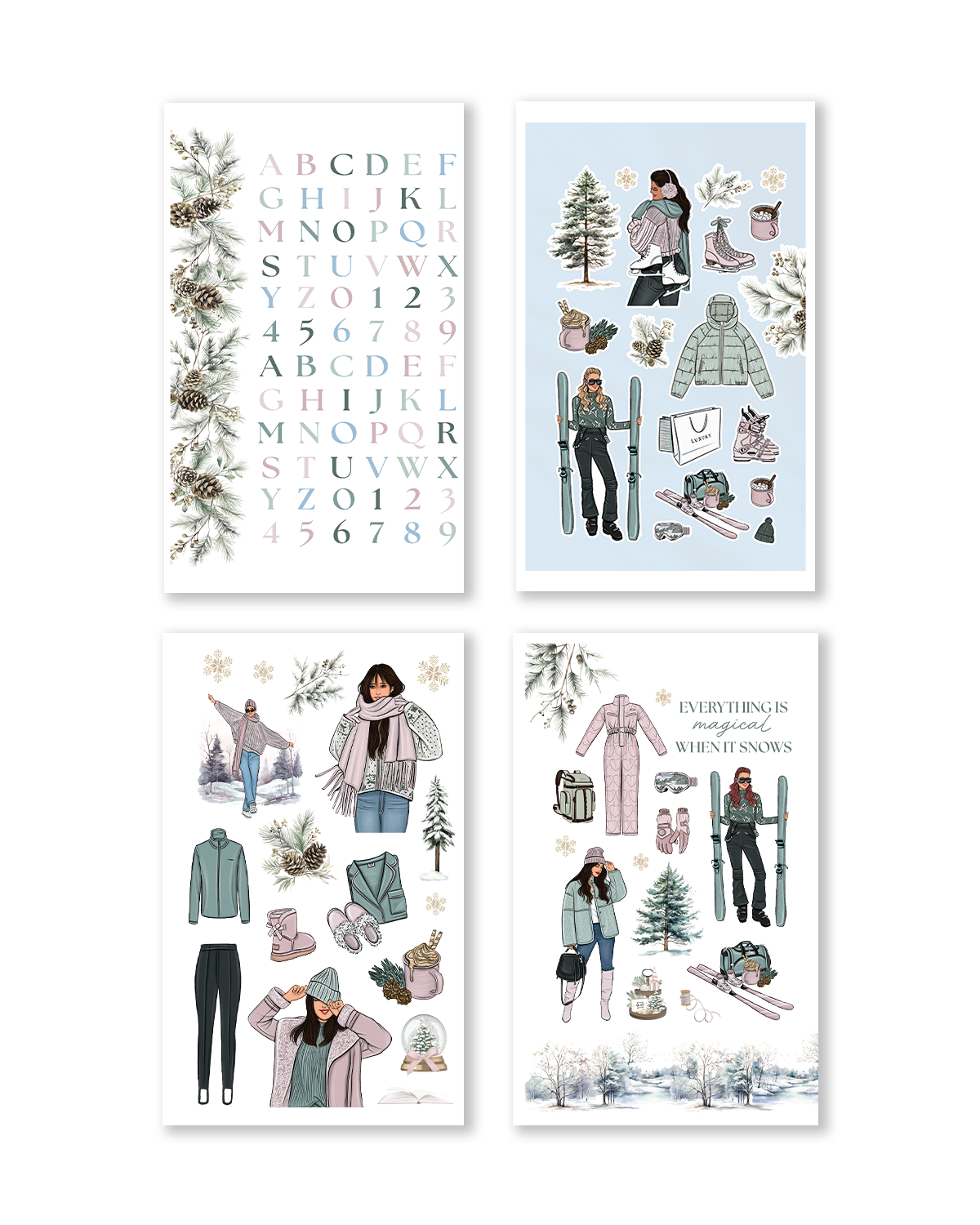 Shop Rongrong Winter Wonderland Sticker Book