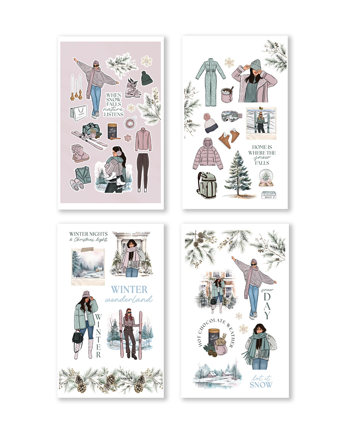 Shop Rongrong Winter Wonderland Sticker Book