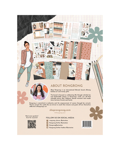 Aesthetic monthly planner kit designed for structured and intentional planning
