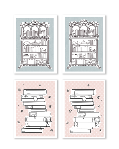 bookshelves planner stickers for reading journal