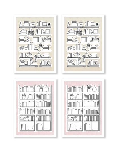 decorative book stickers for planners and journals