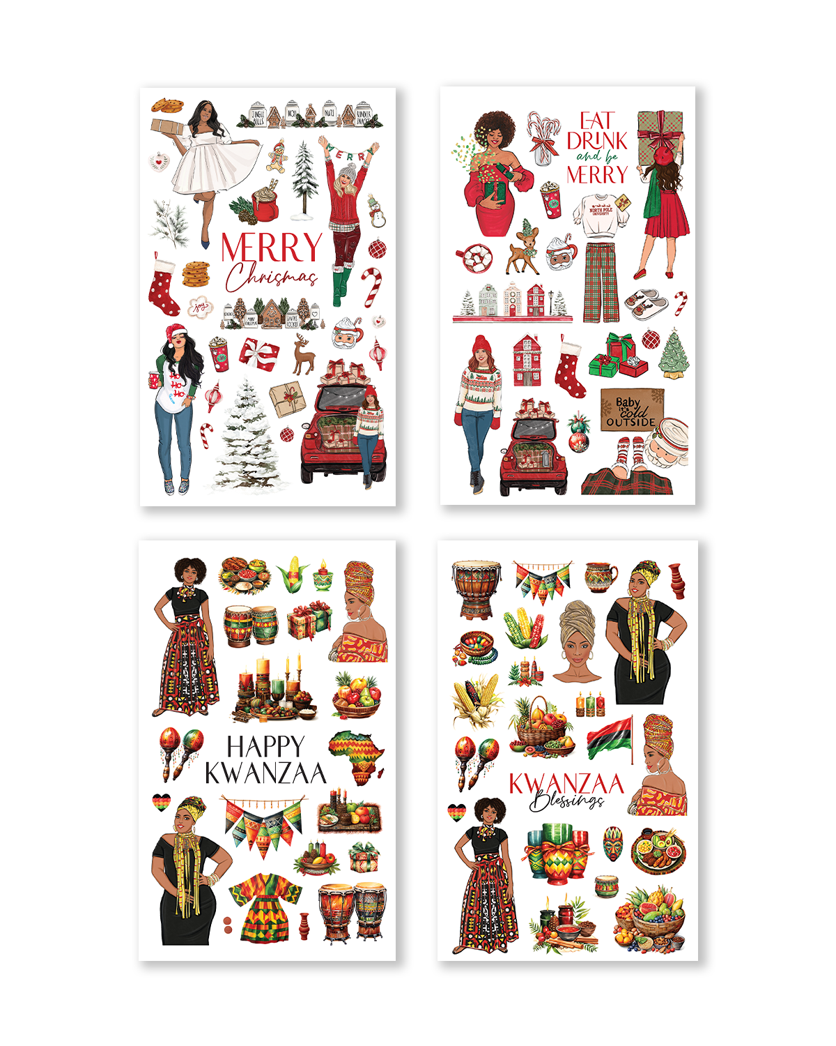 Christmas Planner Stickers.