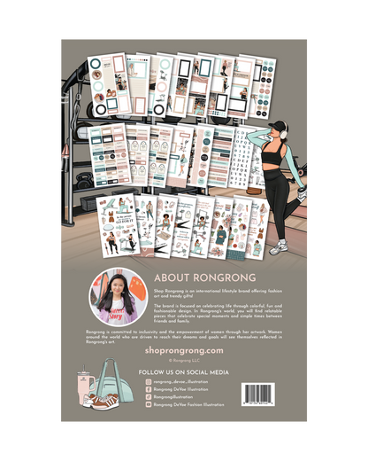 Beautifully Balanced Sticker Book for fitness and self-care routines