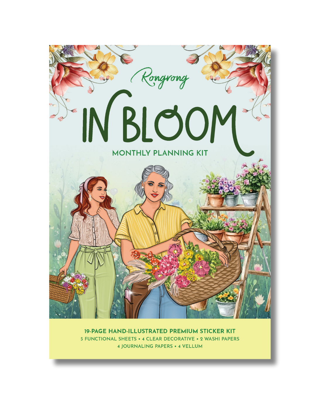 In Bloom planner kit designed for seasonal planning