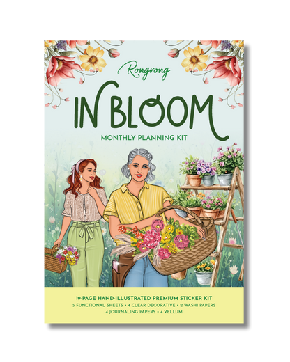 In Bloom planner kit designed for seasonal planning