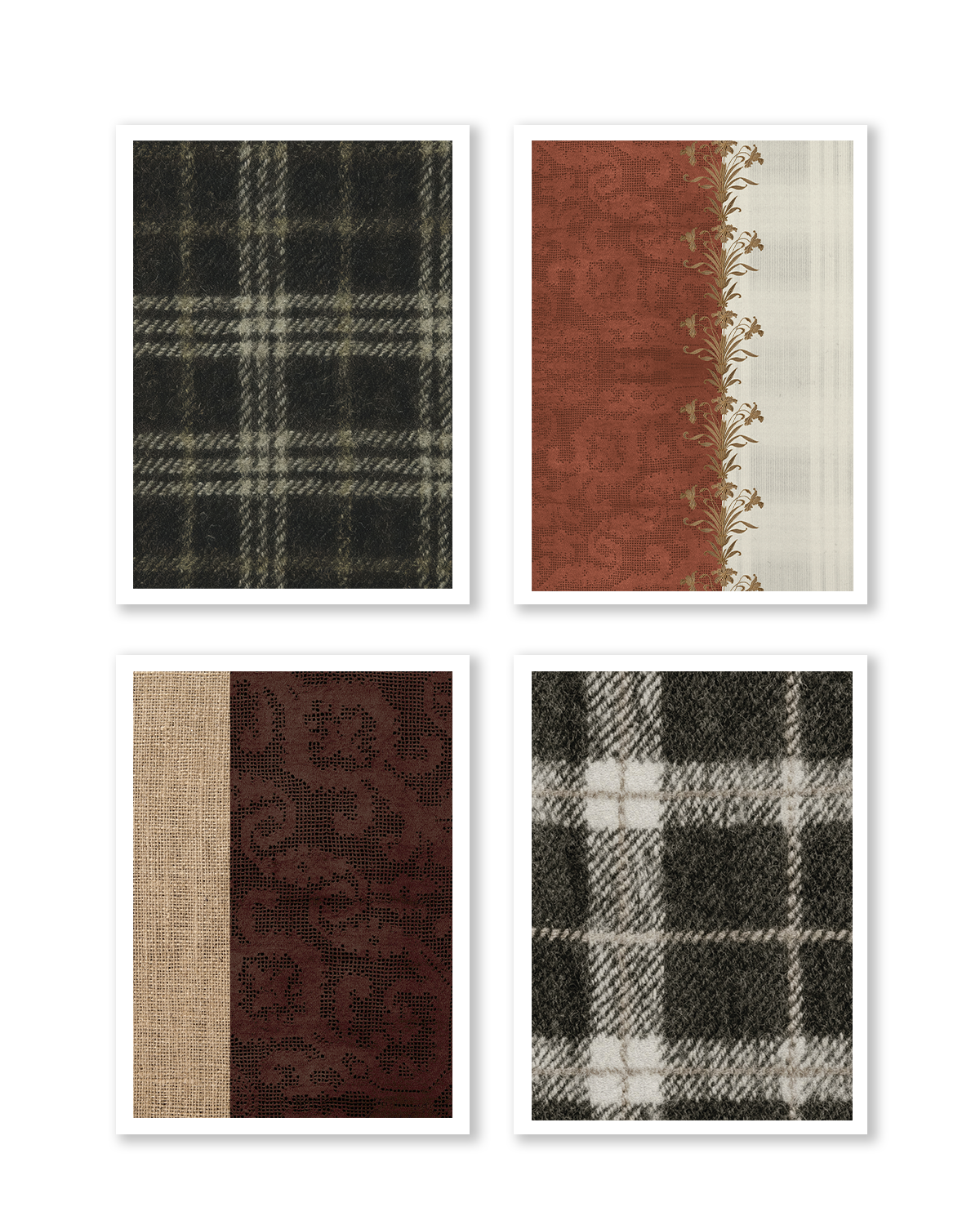 Fall aesthetic planner kit with journaling papers and vellum