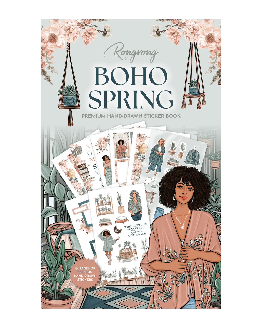 Boho Spring Sticker Book