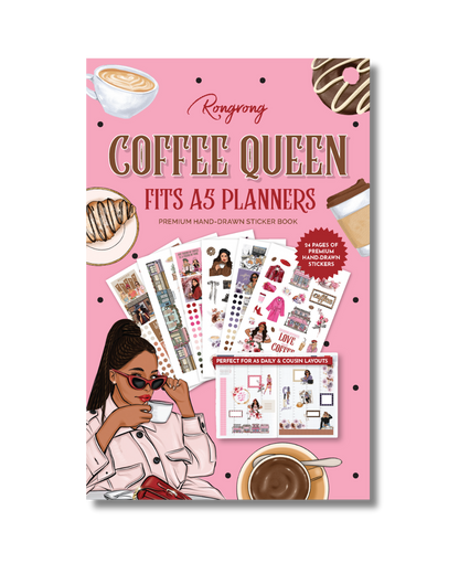 Coffee Queen Hobonichi Sticker Book