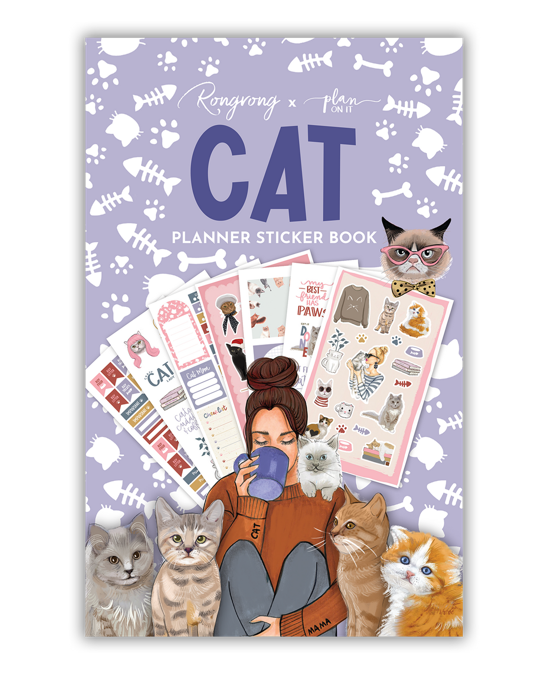 Cat Planner Sticker Book