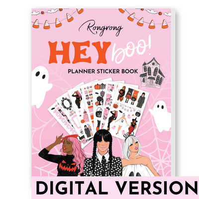 Shop Rongrong Hey Boo Sticker Book Digital Download Fall 2023 Collection 